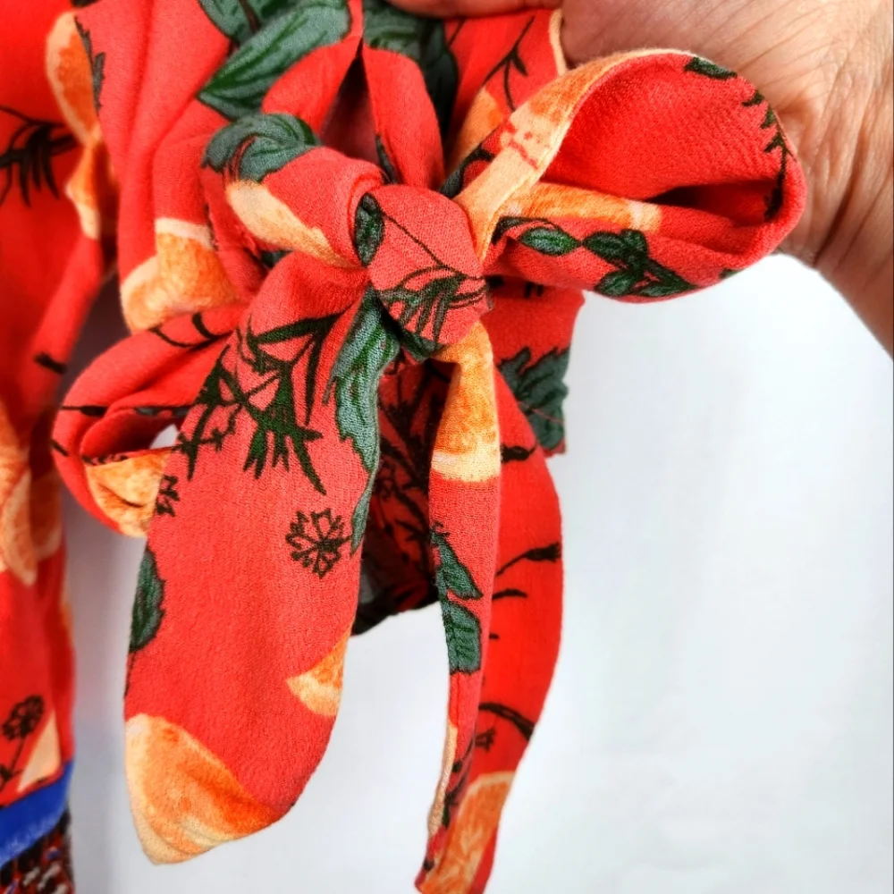 Free People Citrus Floral Top - Picture 5 of 6
